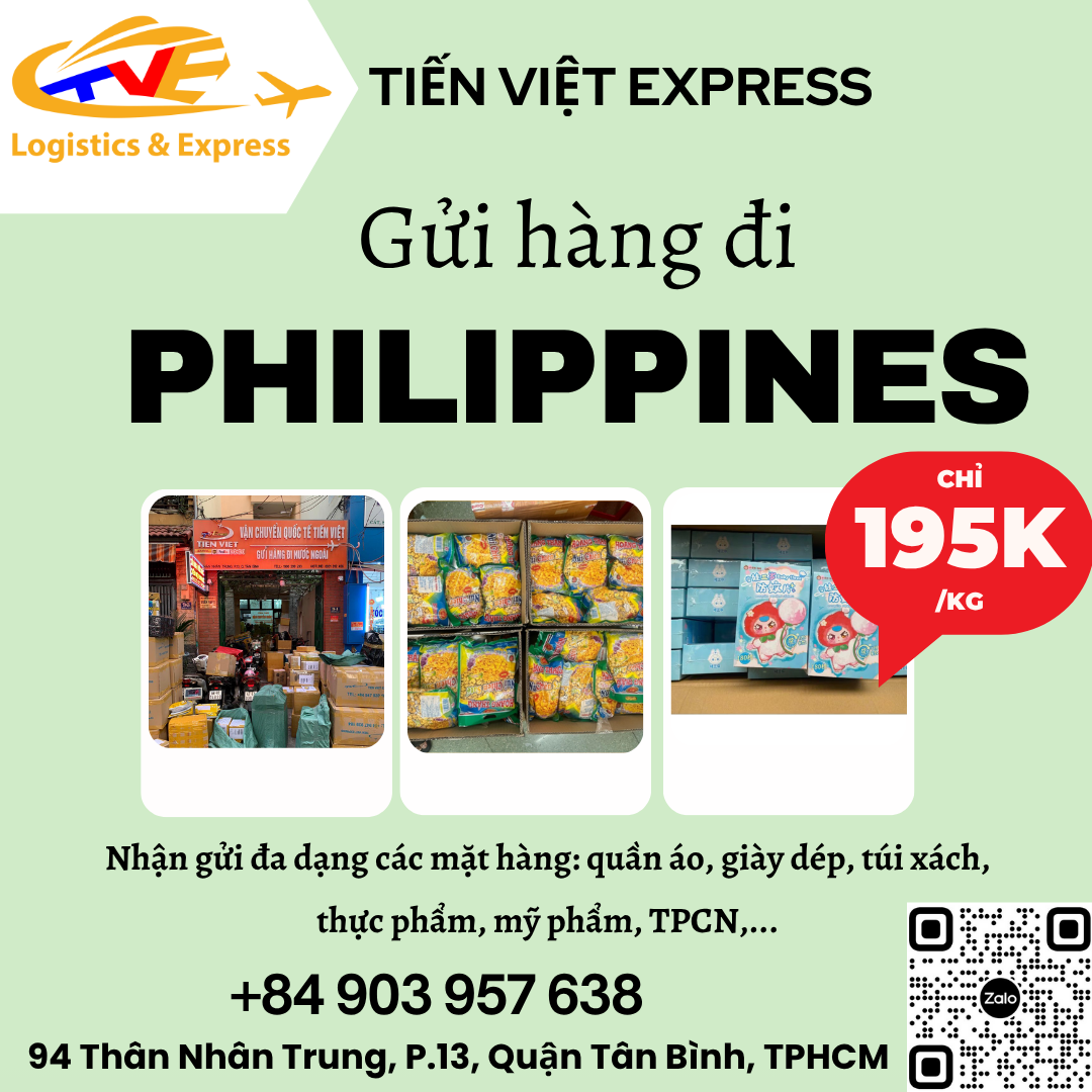 Gửi hàng đi Philippines - Tiến Việt Express